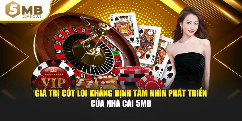 Giá trị cốt lõi khẳng định tầm nhìn phát triển của nhà cái 5MB